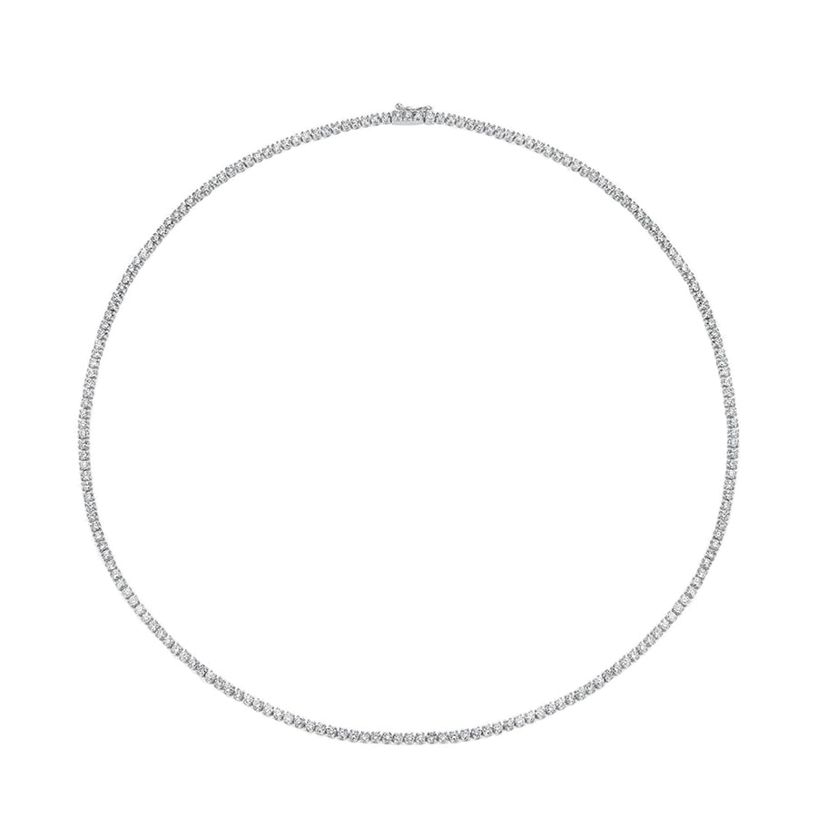 Anita Ko Hepburn Choker - Diamond - Necklaces - Broken English Jewelry top view
