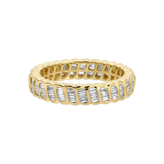 Zoe Ring - Thin Baguette Diamond - Main Img