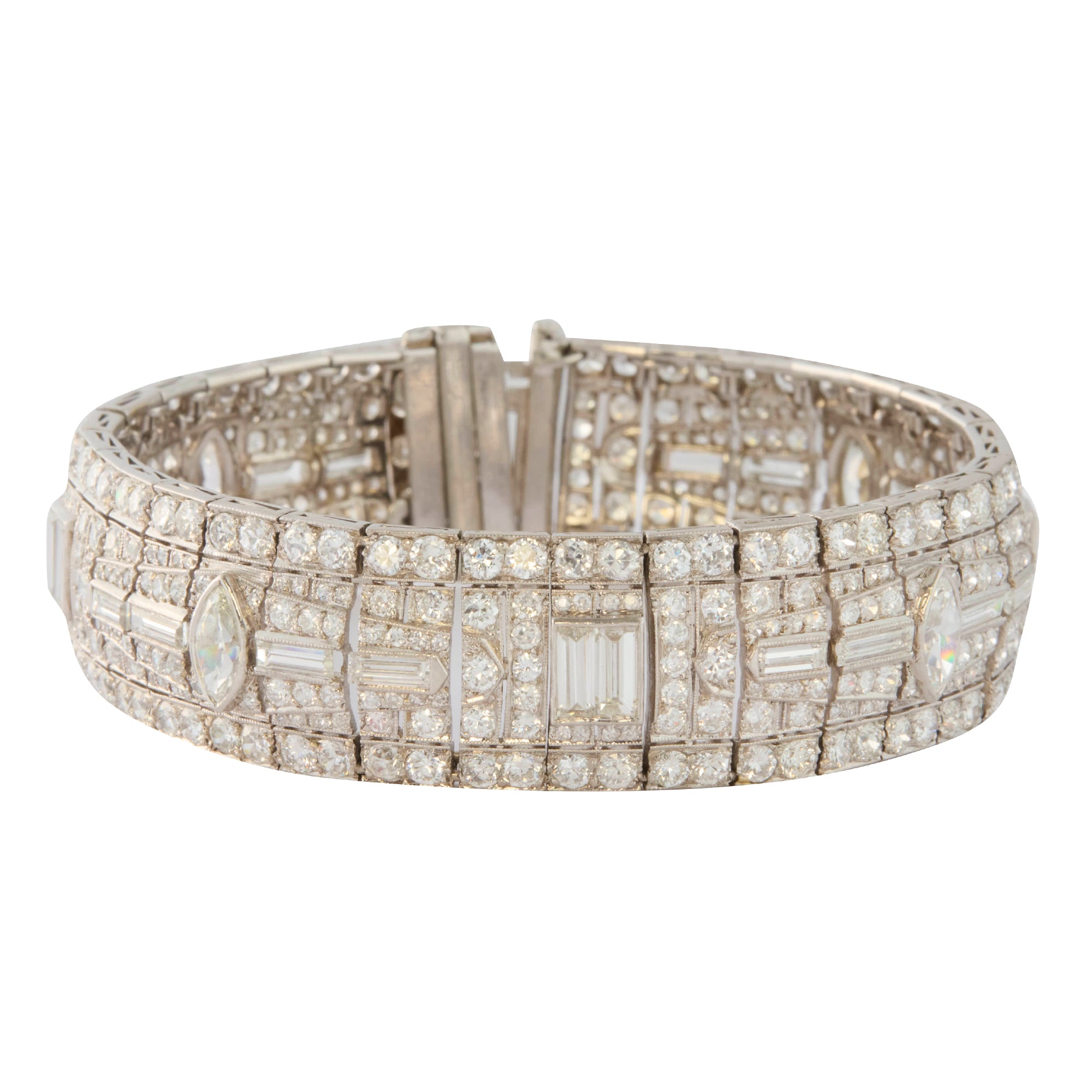 Antique & Vintage - Diamond Art Deco Bracelet