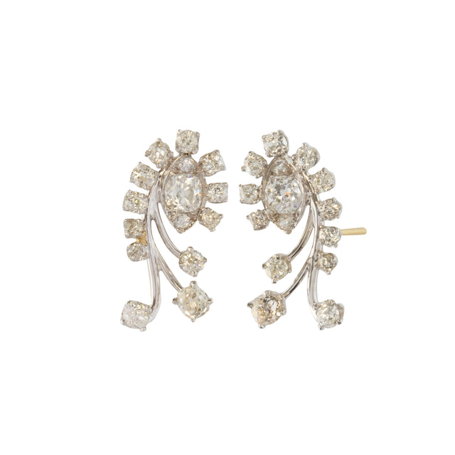 Diamond Spray Earrings
