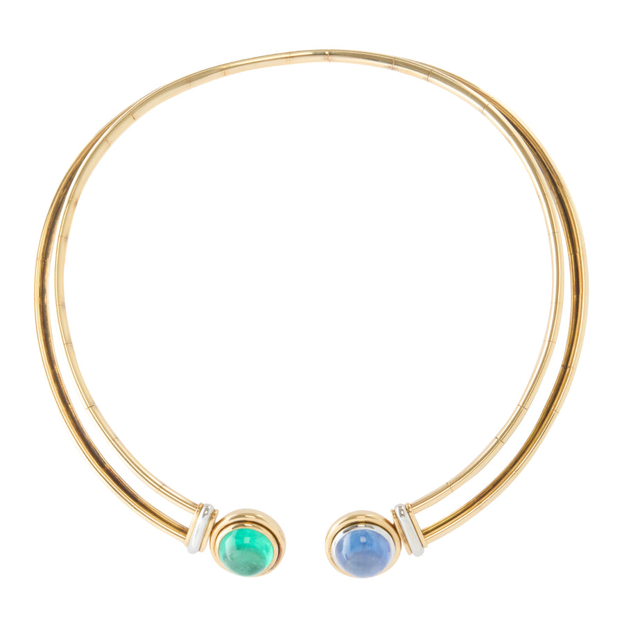 Hemmerle Collar - Sapphire and Emerald