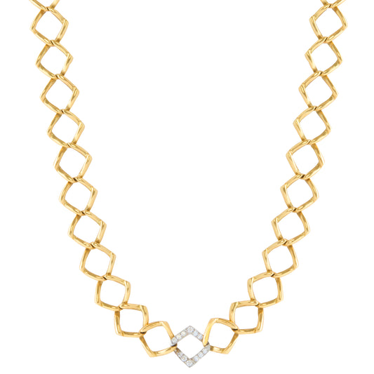 Paloma Picasso Tiffany Necklace - Diamond Link - Main Img