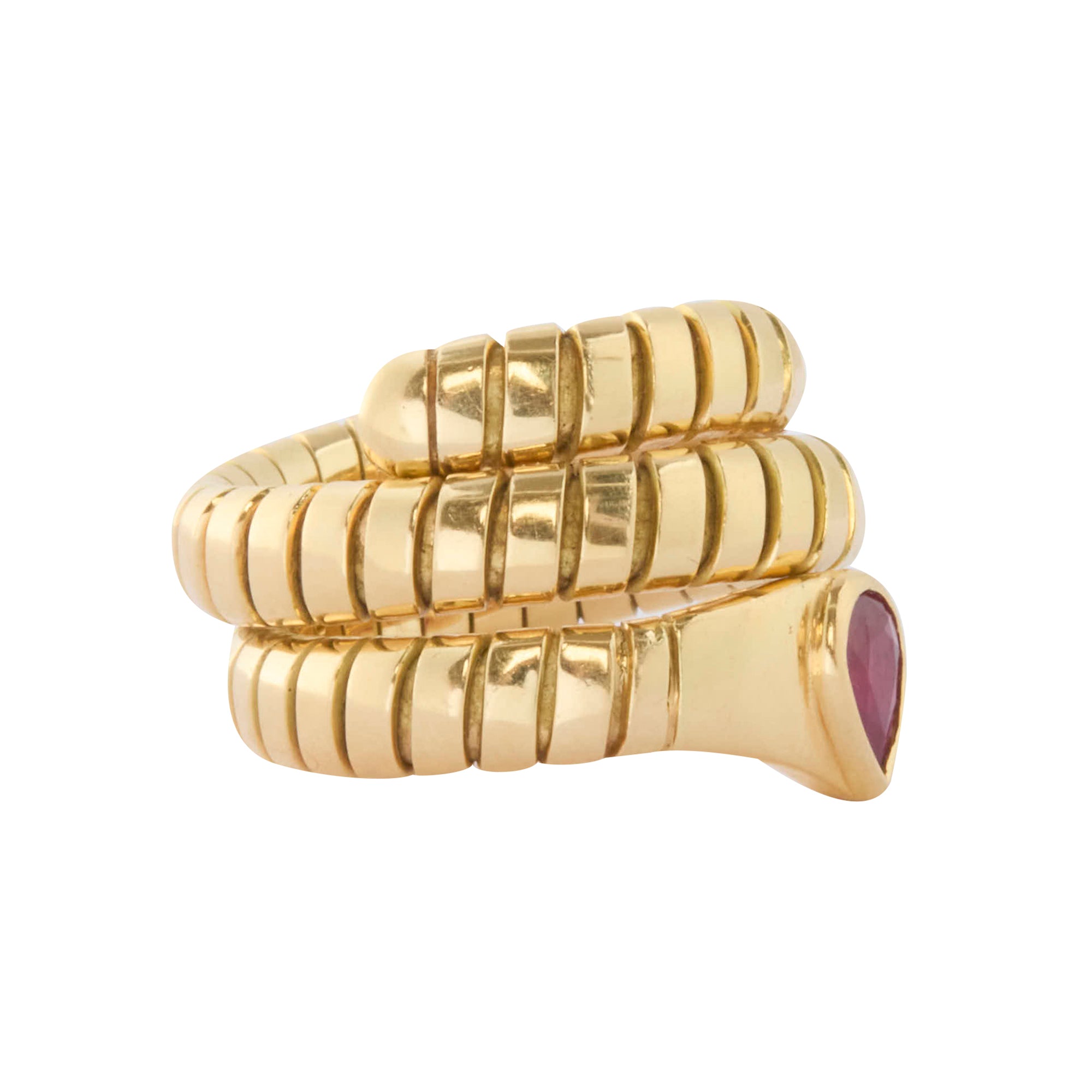 Ruby Serpenti Style Ring