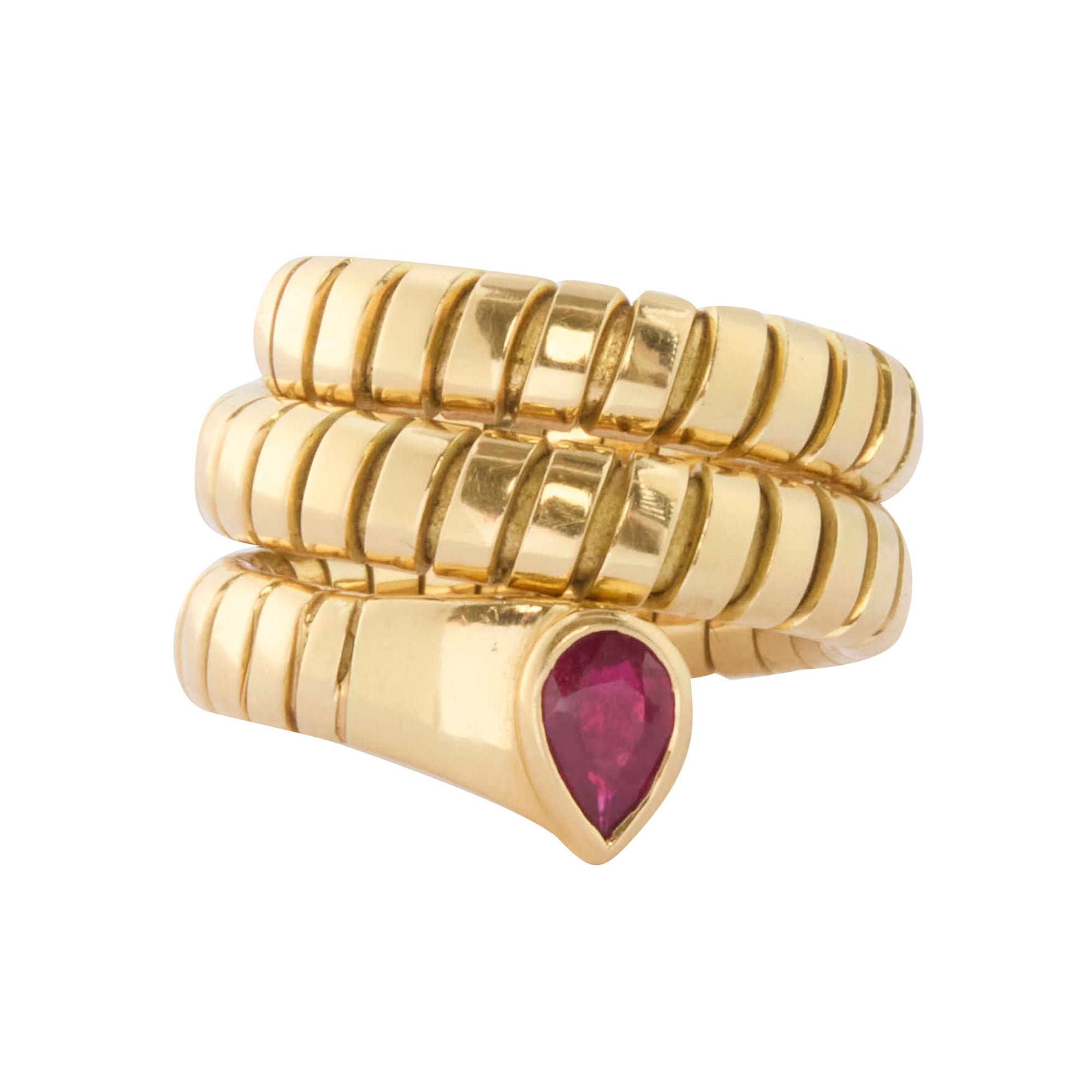 Ruby Serpenti Style Ring