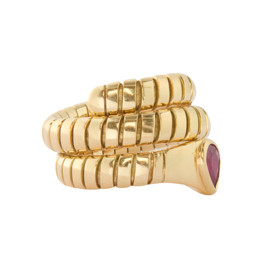 Ruby Serpenti Style Ring