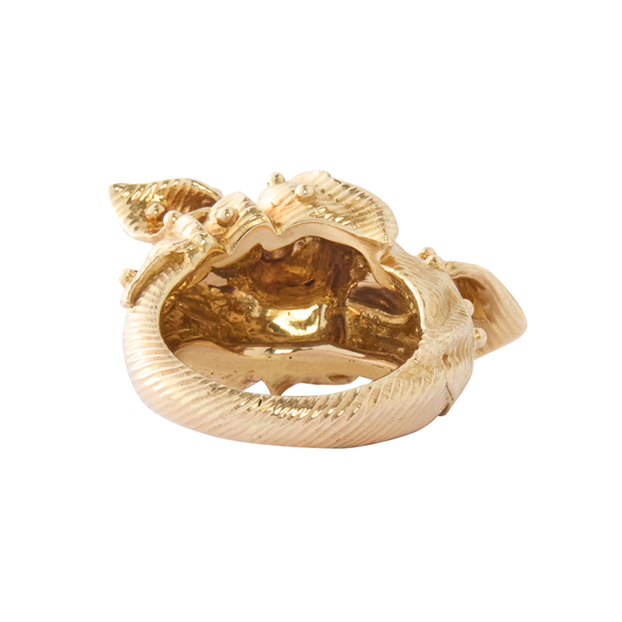Schlumberger Handkerchief Ring in 18K Yellow Gold