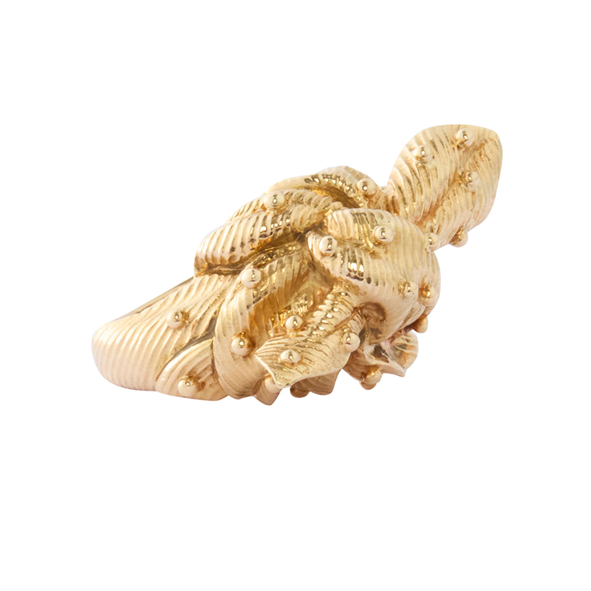 Schlumberger Handkerchief Ring in 18K Yellow Gold