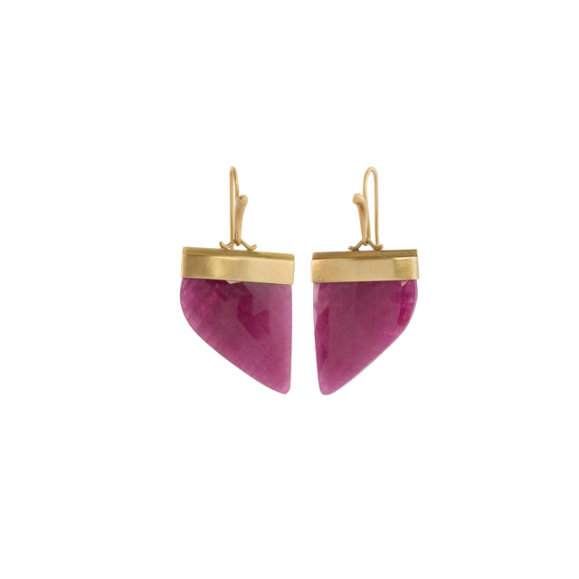 Ruby Amazon Claws Earrings