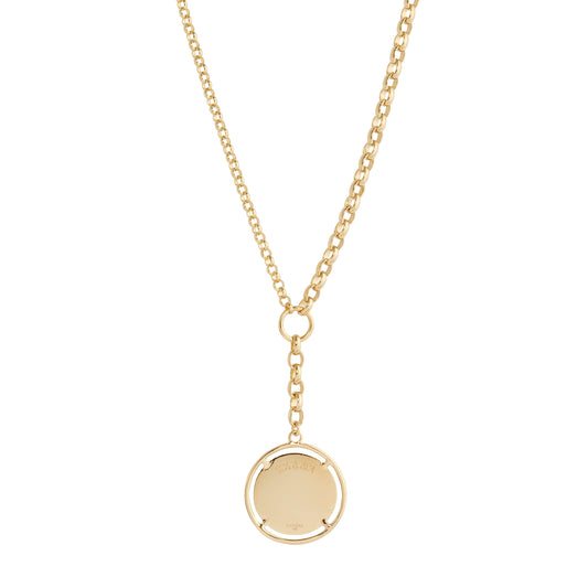 Karma Heavy Mixed Belcher Extension Chain Necklace