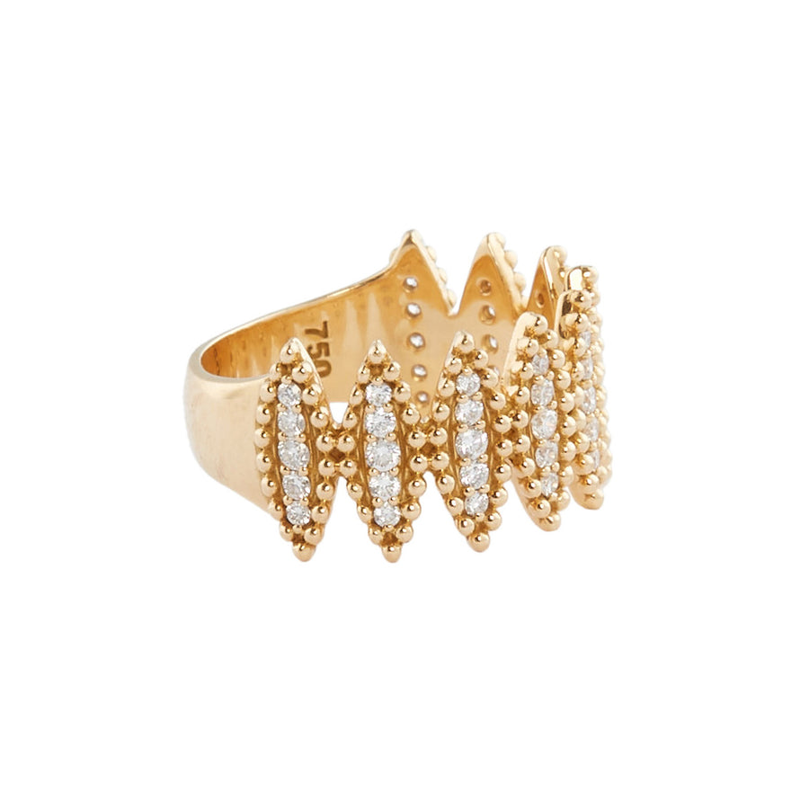 Carla Amorim Chama Ring - Rings - Broken English Jewelry side view