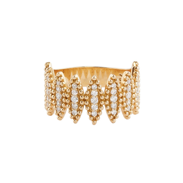 Carla Amorim Chama Ring - Rings - Broken English Jewelry front view