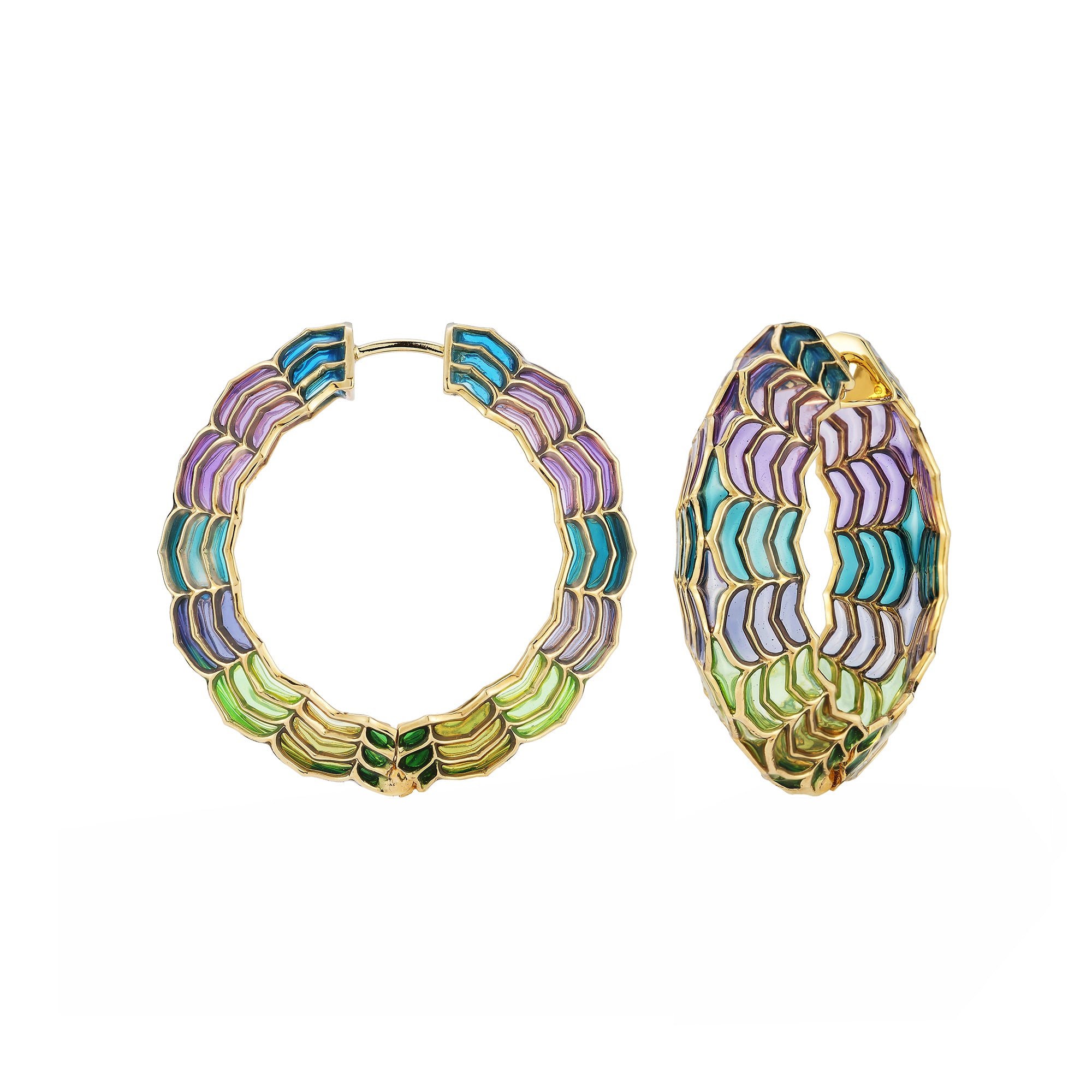 Aura Dreamweaver Big Hoops – Ecstasy