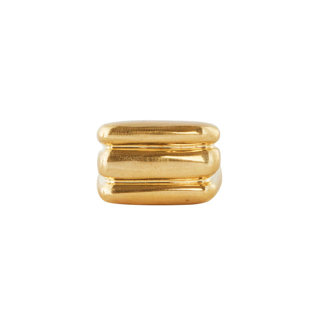 Ariana Boussard-Reifel Granite Brass Ring front view