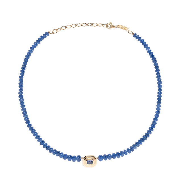 Azlee Adjustable Bead Staircase Necklace, top view
