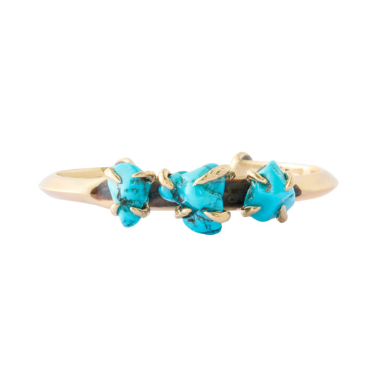 3 Stone Bracelet - Turquoise - Main Img