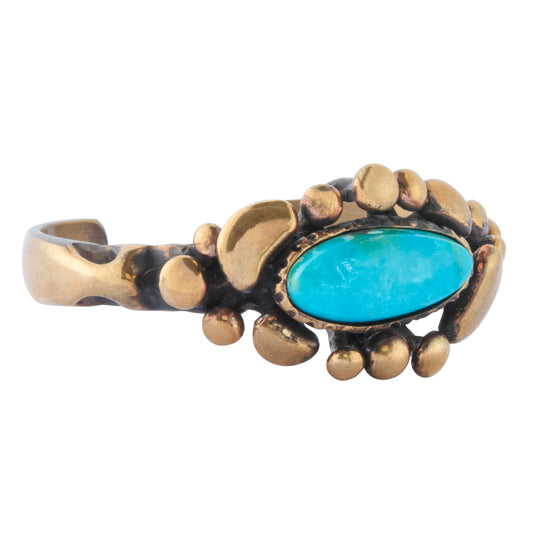 Bisbee Turquoise Arapaho Cuff Bracelet - Main Img