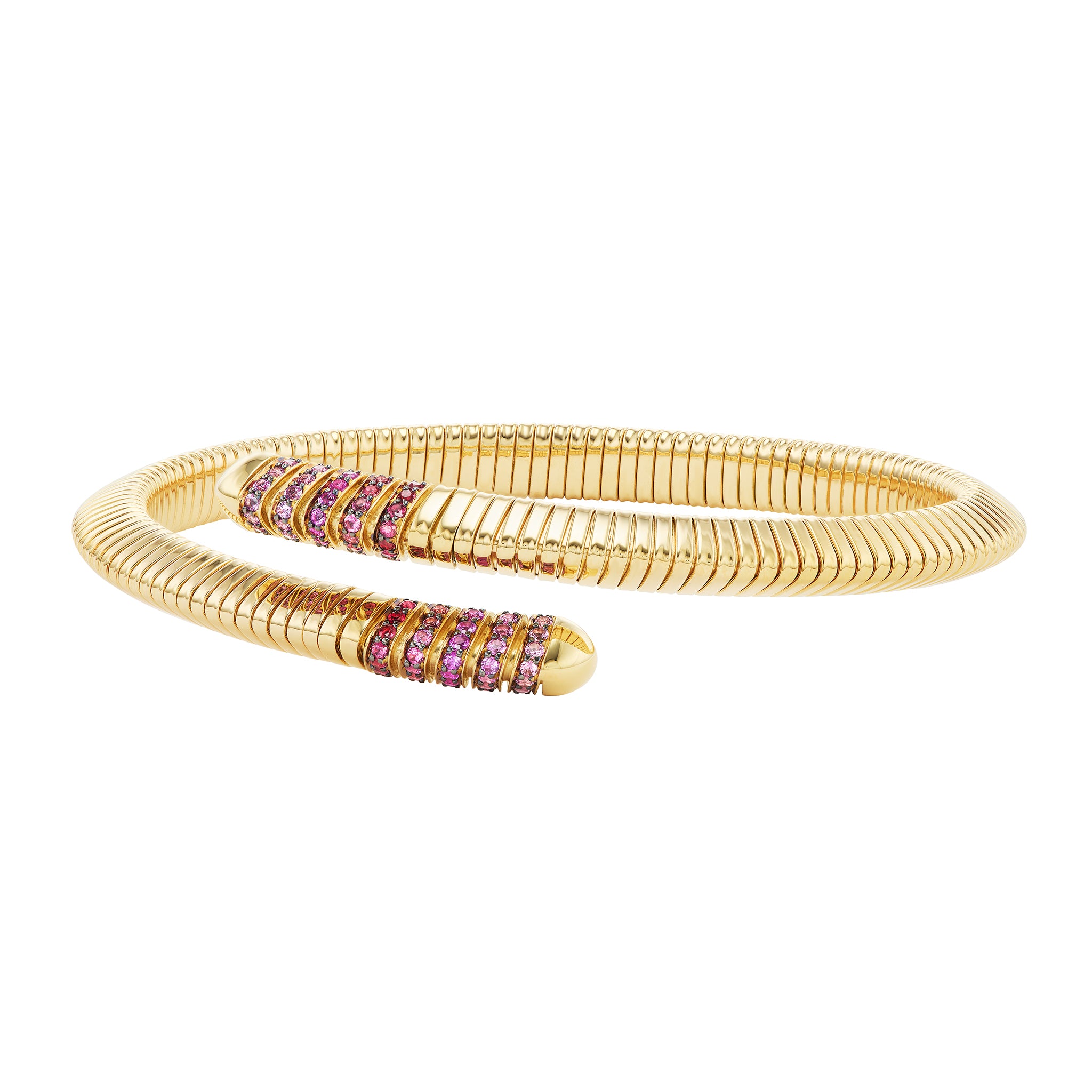 Tri Tubogas Sapphire Bracelet