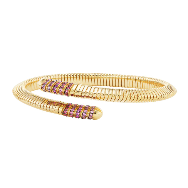 Tri Tubogas Sapphire Bracelet