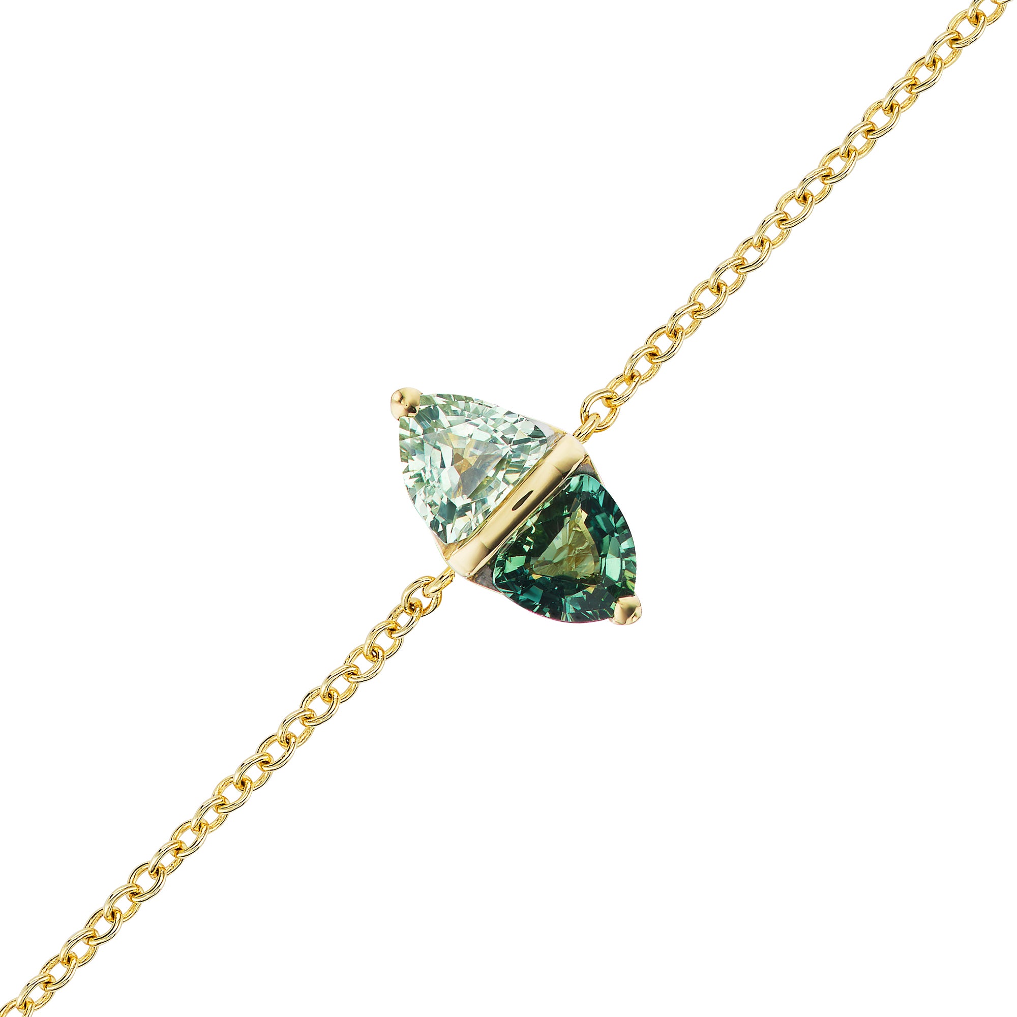 Emily P Wheeler - Green Sapphire Tilly Bracelet