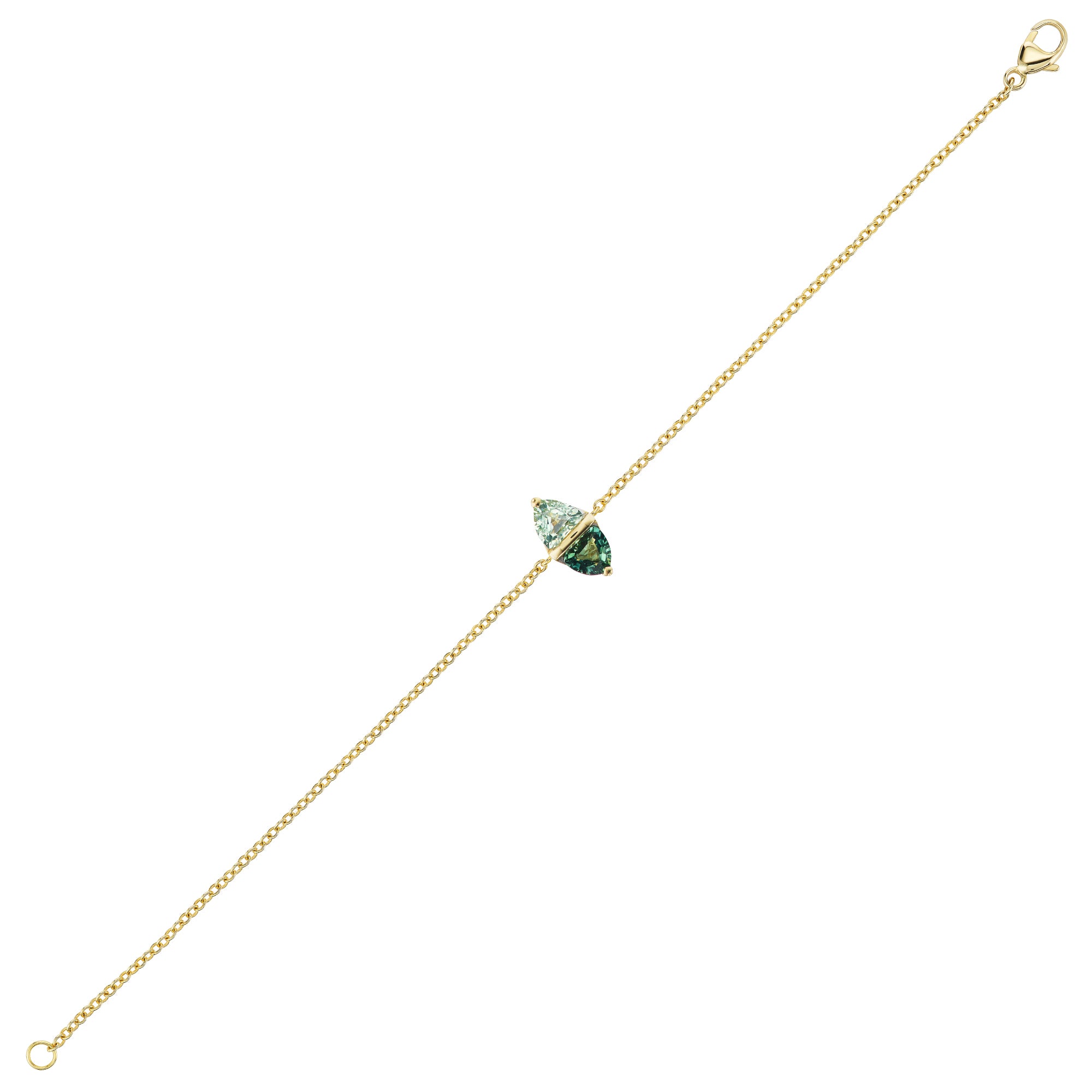 Emily P Wheeler - Green Sapphire Tilly Bracelet