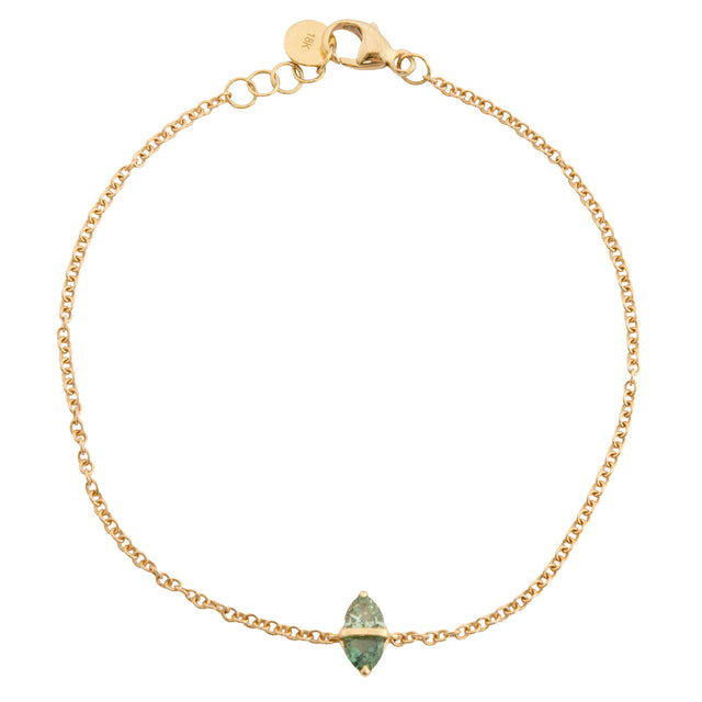 Emily P Wheeler - Green Sapphire Tilly Bracelet