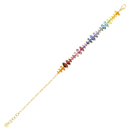 Multi-Gemstone Arashi Bracelet - Main Img