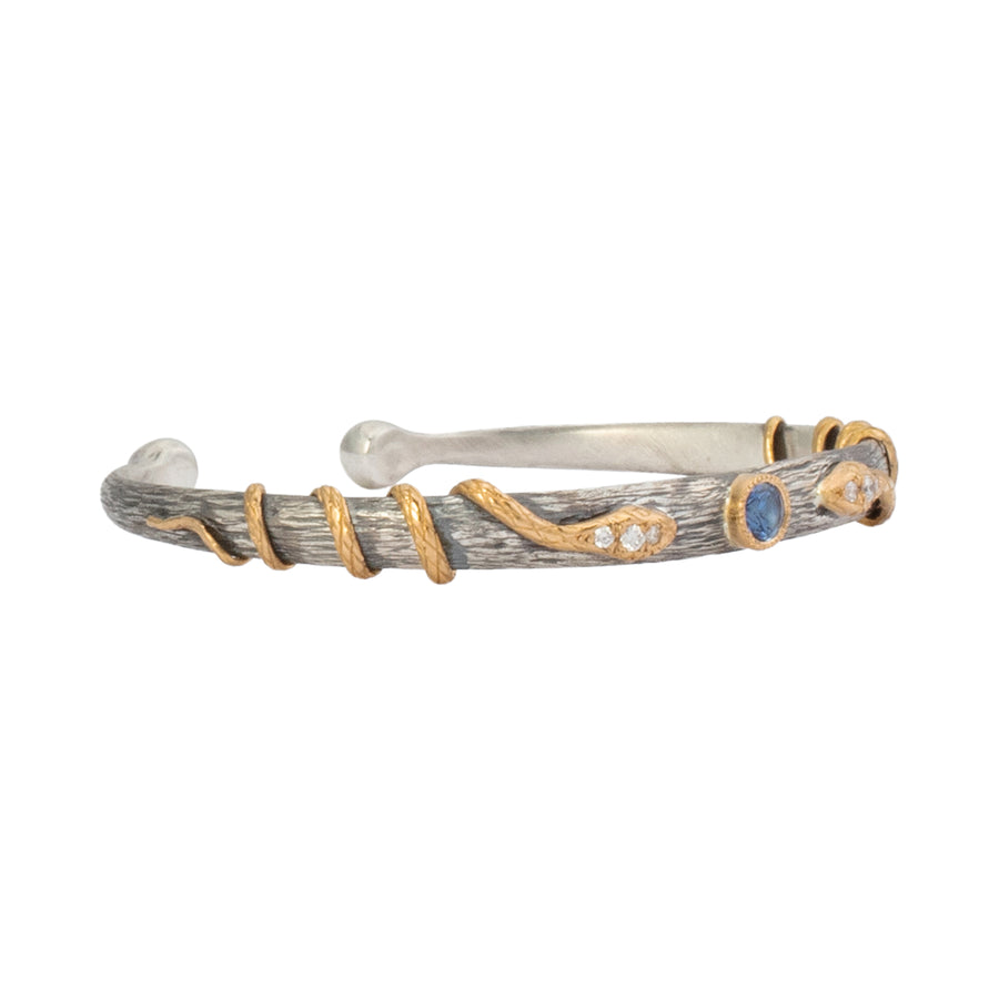 Arman Sarkisyan Silver Snake Cuff - Bracelets - Broken English Jewelry