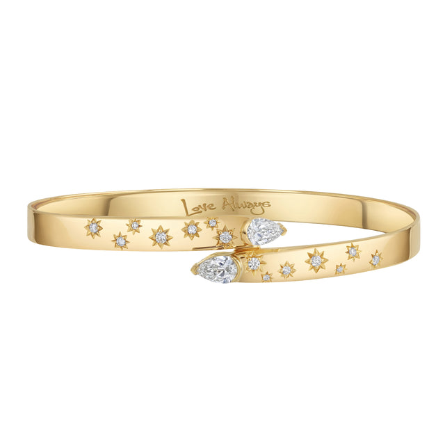 Pear and Round Diamond XS Toi Et Moi Love Always Bracelet