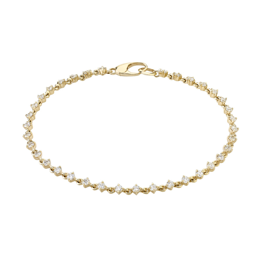 Lizzie Mandler 6.5" Diamond Tennis Bracelet Diamond Tennis Bracelet - Bracelets - Broken English Jewelry