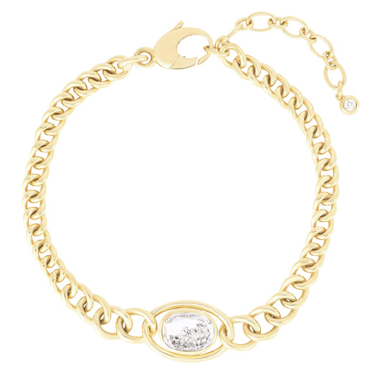 Kaleidoscope Shaker Bracelet 18K Yellow Gold 6.75" - Main Img