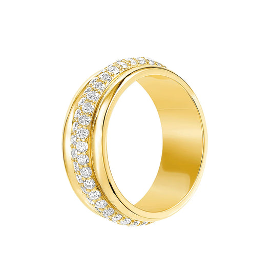 Orbit Diamond Ring - Yellow Gold