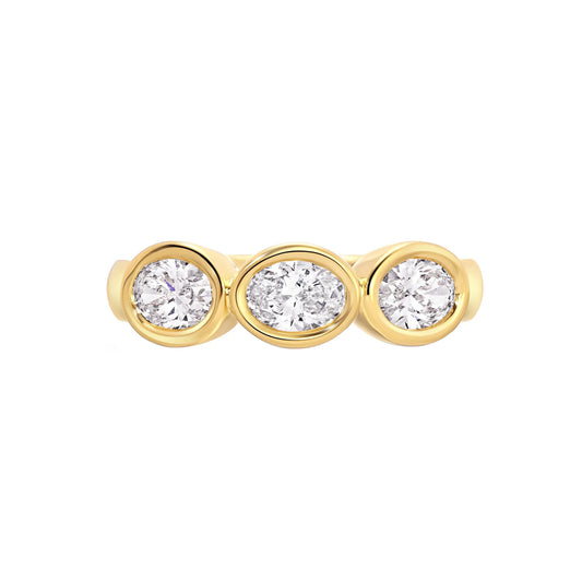 Oval Trio Pinky Ring - Main Img