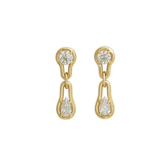 Diamond Drop Ethos Earrings - Main Img