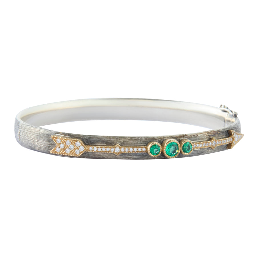 Emerald Arrow Bracelet