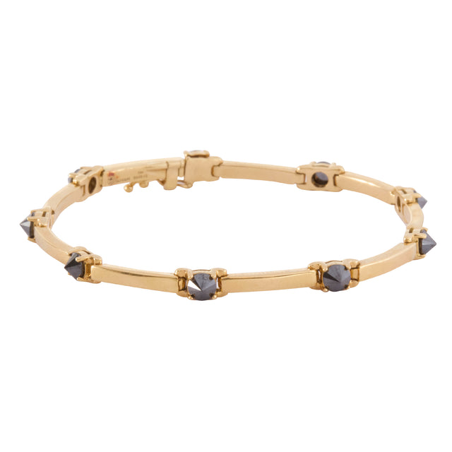 Black Diamond Spiked Bracelet