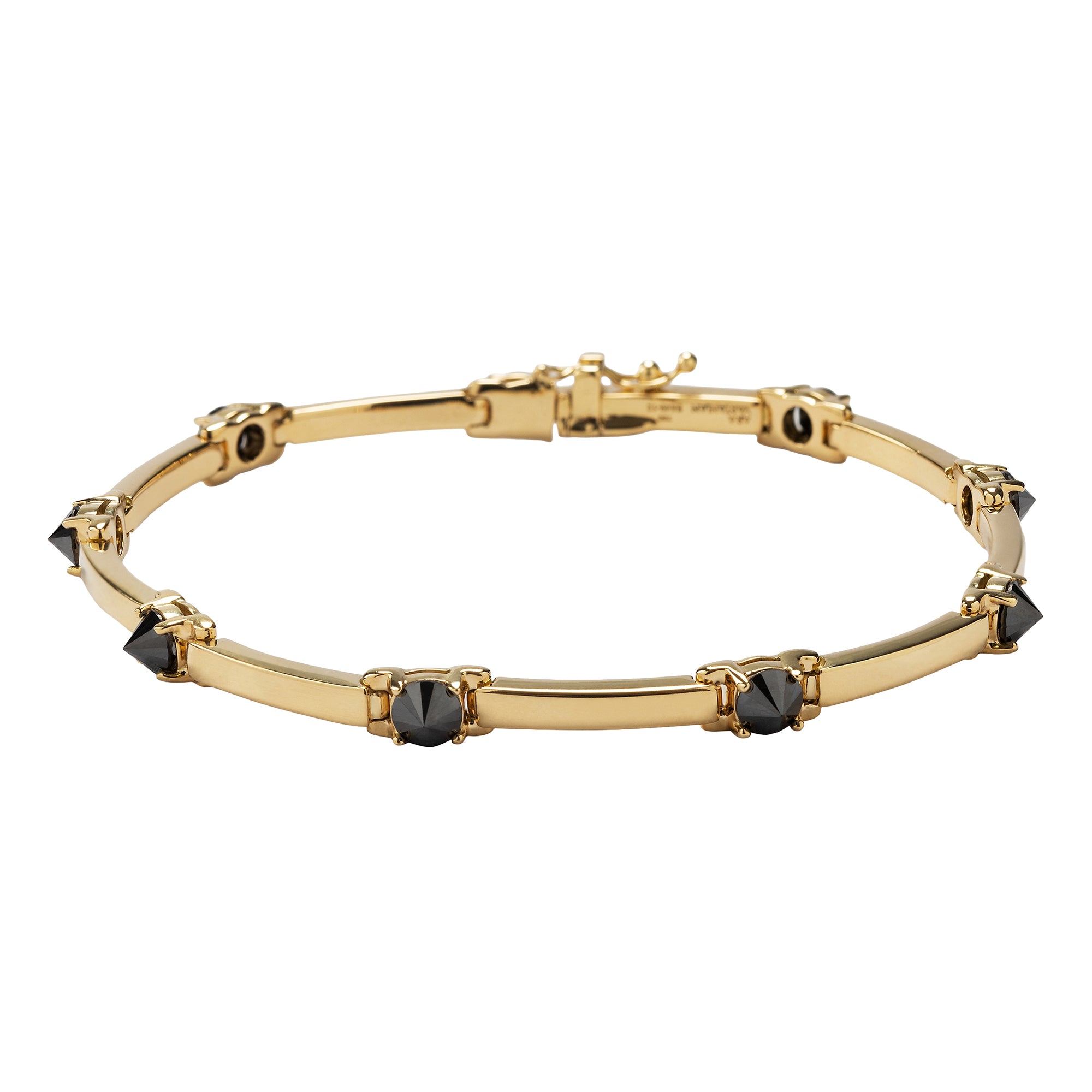 Black Diamond Spiked Bracelet