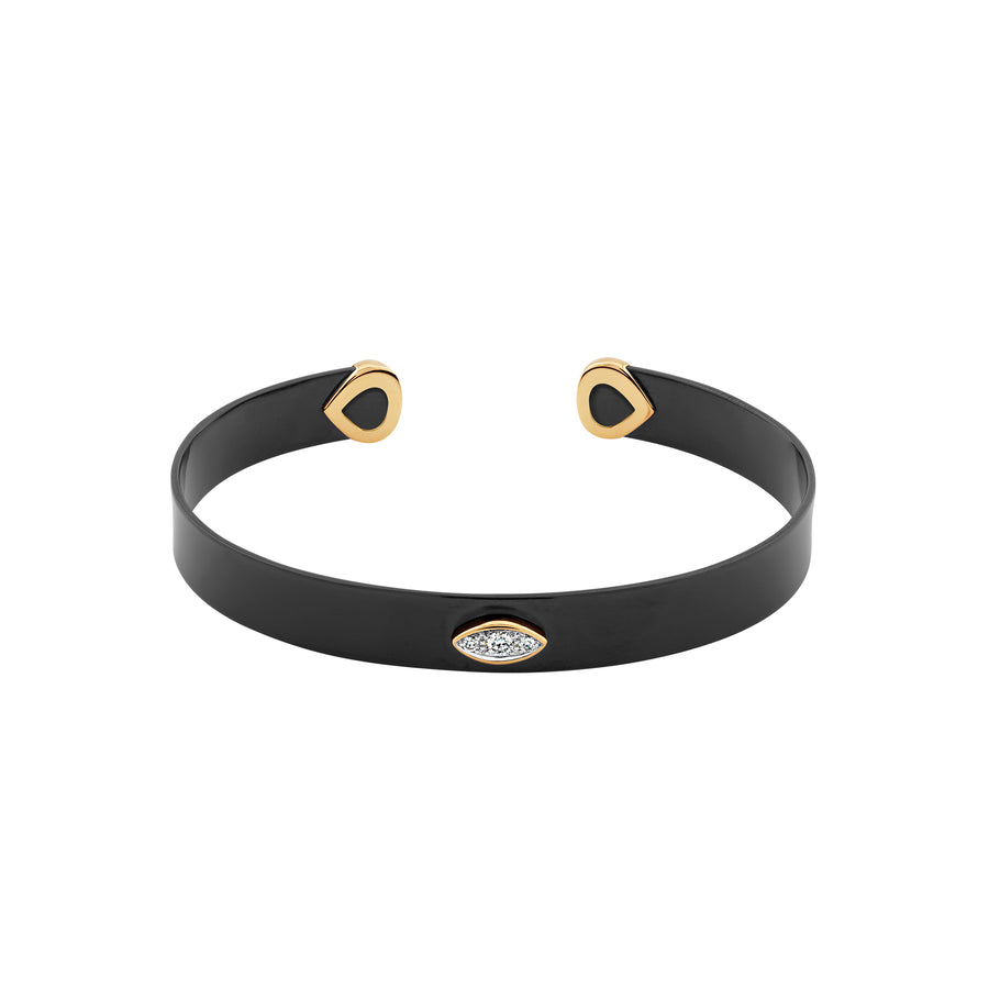 Pave Luna Bangle - Extra Small