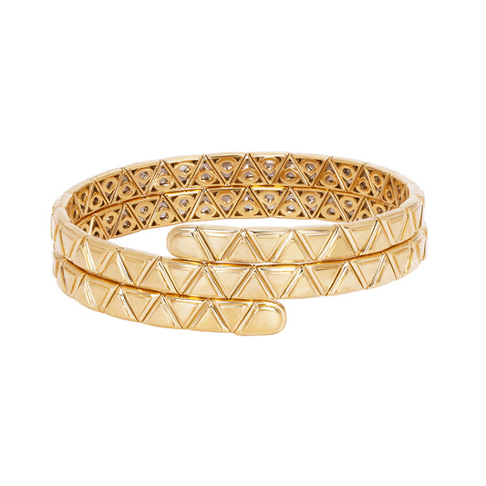 Small Triangolini Triple Bangle - Main Img