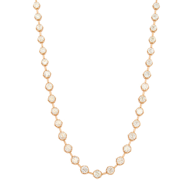 Selim Mouzannar - Diamond Reviere Tennis Necklace
