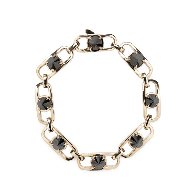 Ara Vartanian Black Diamond River Chain Bracelet top view