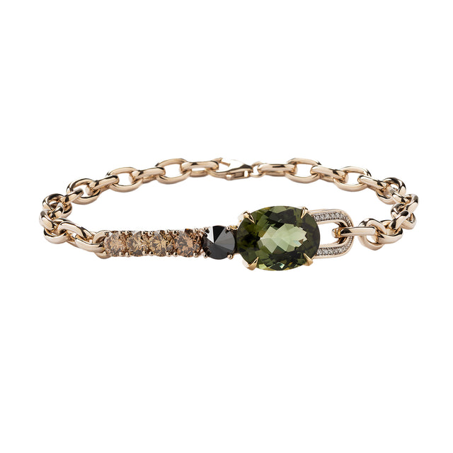 Green Tourmaline Pulse Bracelet