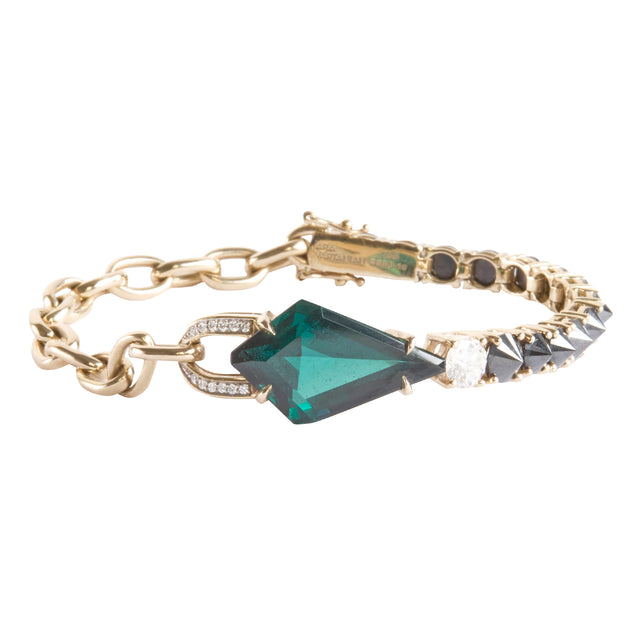 Indicolite Tourmaline Starlet Bracelet