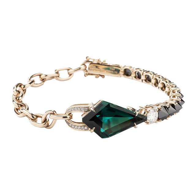 Indicolite Tourmaline Starlet Bracelet