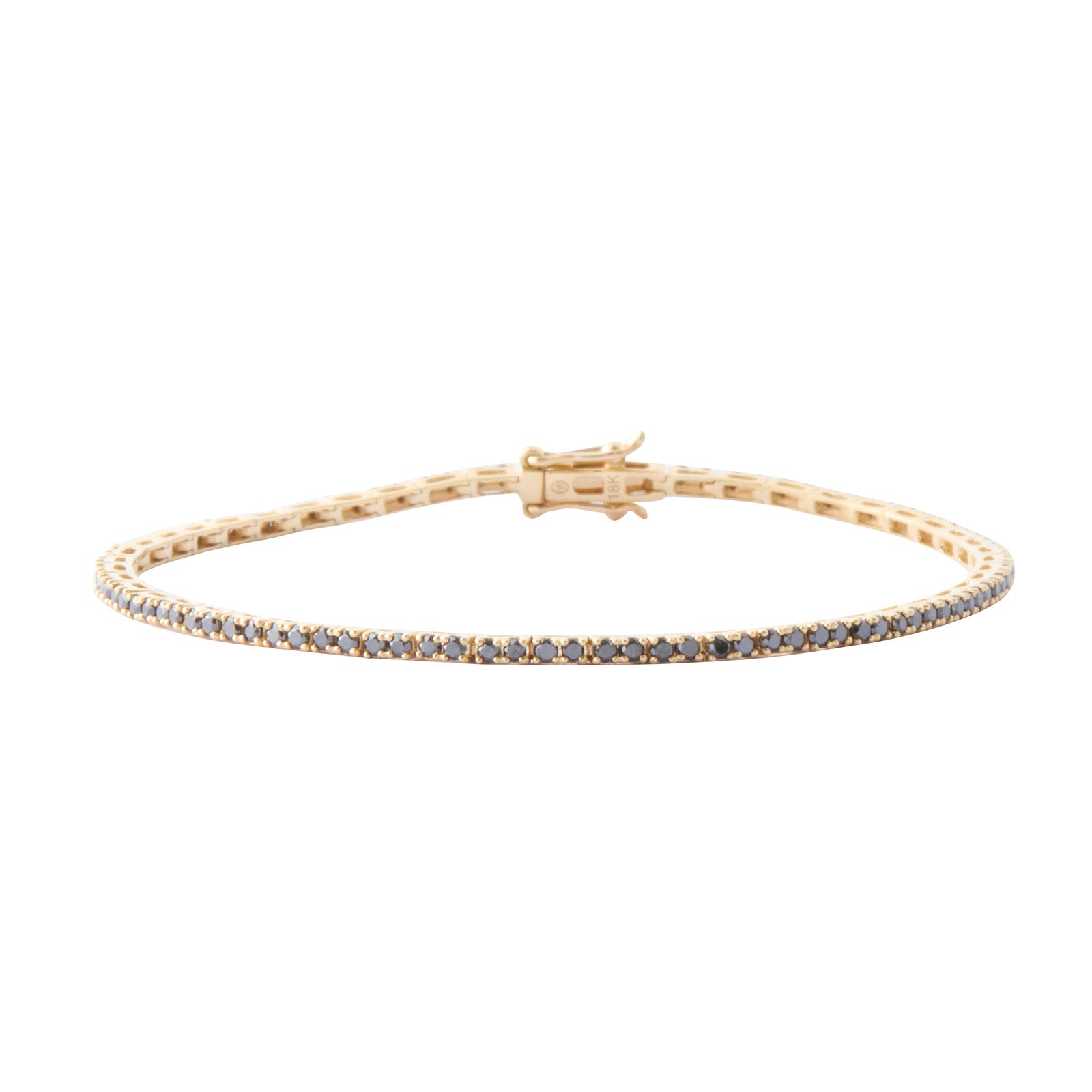 Tennis Bracelet - Black Diamond