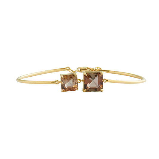 Color Change Tourmaline Duo Bangle - Main Img