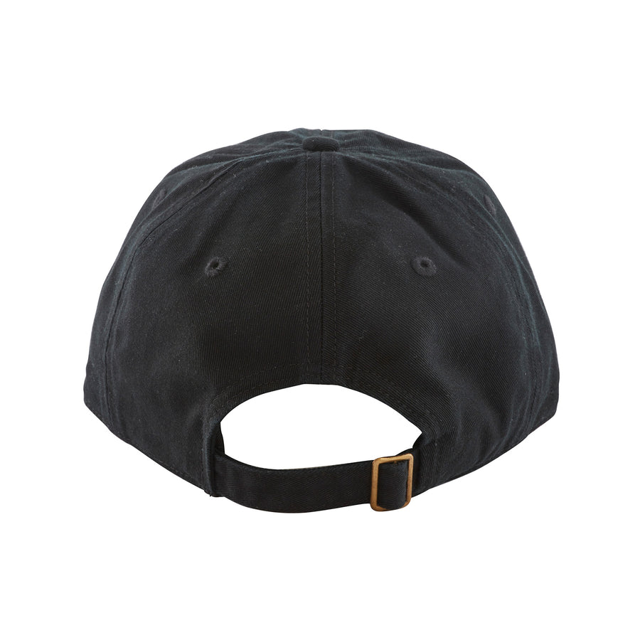 BE Accessories Black Embroidered Hat - Accessories - Broken English Jewelry back