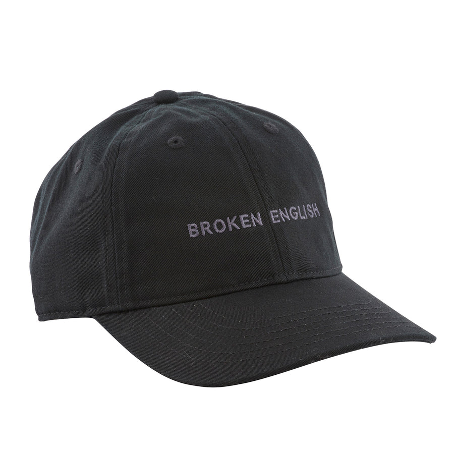 BE Accessories Black Embroidered Hat - Accessories - Broken English Jewelry side
