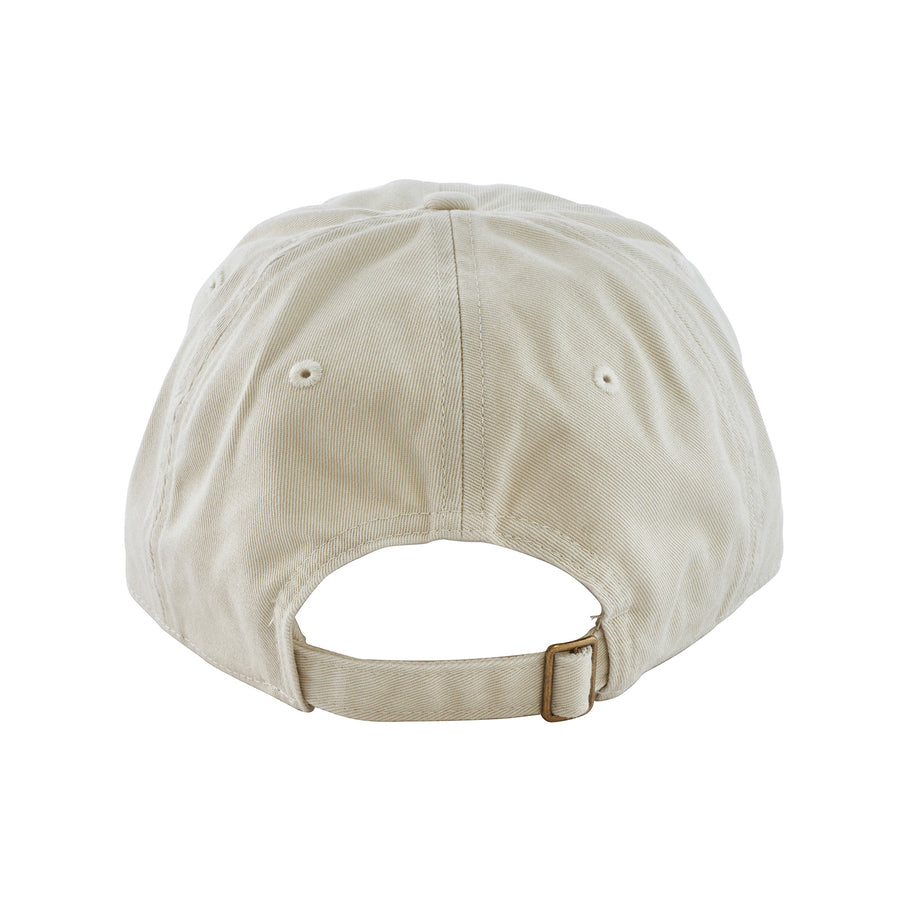 BE Accessories Creme Embroidered Hat - Accessories - Broken English Jewelry back