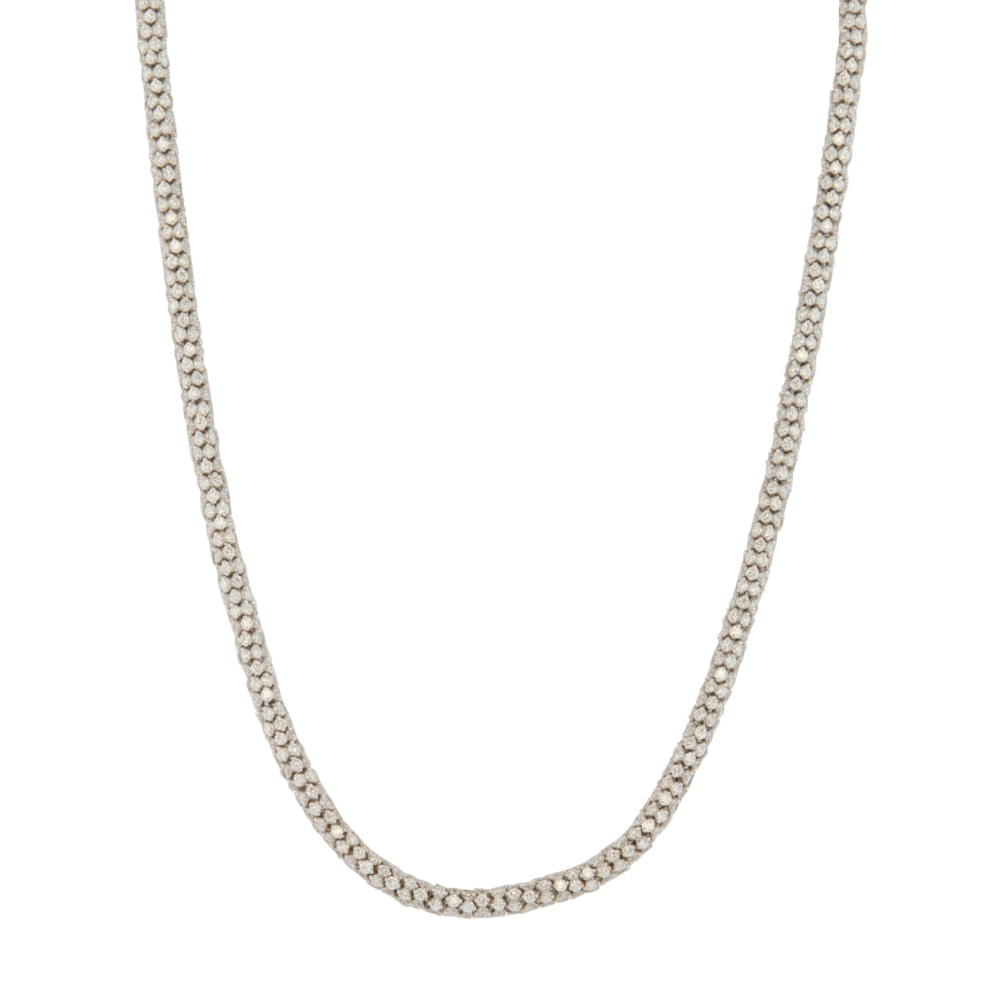 Broken English - Diamond Multi Row Necklace