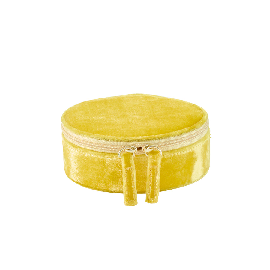 Travel Velvet Jewelry Box - Citrus